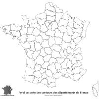 France carte géographique gratuite, carte géographique muette