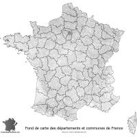 Fond de carte des contours administratifs