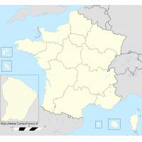 Fond de carte des regions