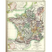 Carte de France des divisions ecclésiastiques