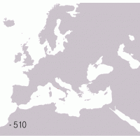 Carte de l'évolution de l'Empire Romain