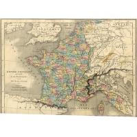 Carte de France sous Napoleon