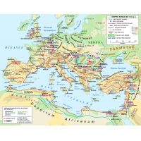 Carte de l'empire romain