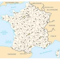 Carte des élevages de bichons havanais