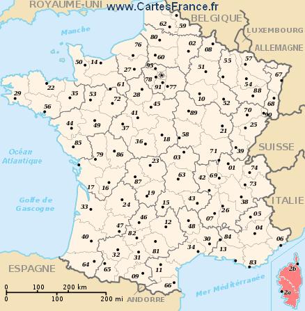 carte region Corse